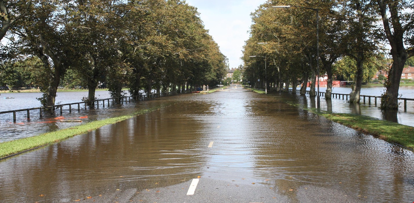 Parts of Baltimore County under water