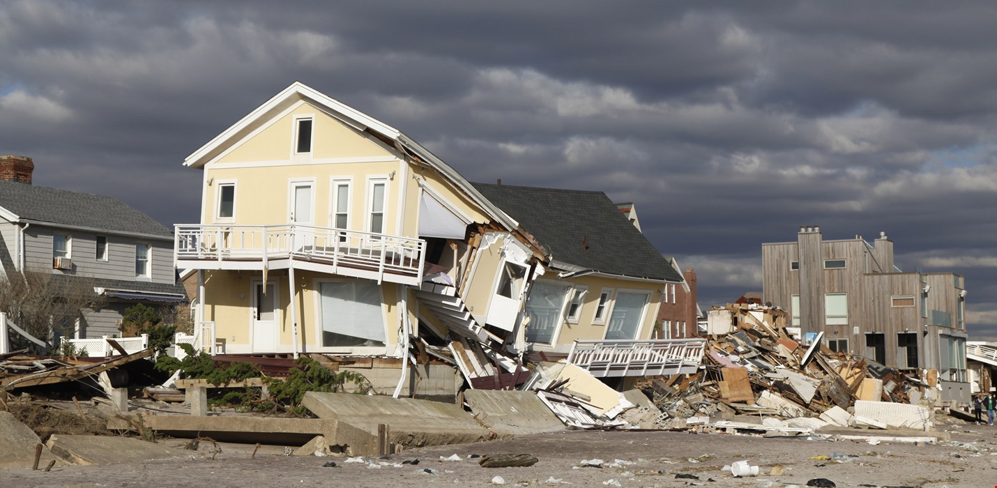 New Jersey homes exposed after storm